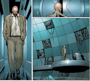 Sad Professor X with Cerebro