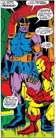 Thanos-First-Marvel-Appearance Thanos First Comics Appearance