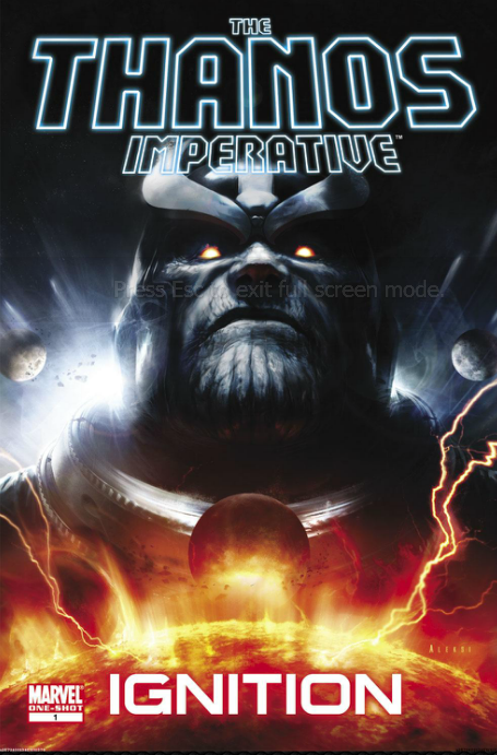 Thanos allows you a brief moment to decide