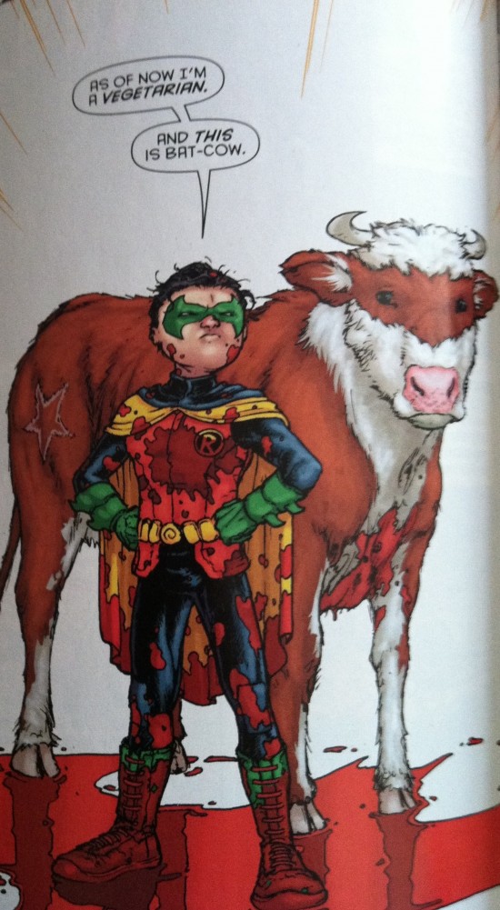 Robin and Batcow Batcow