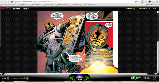 Reading marvel comics online