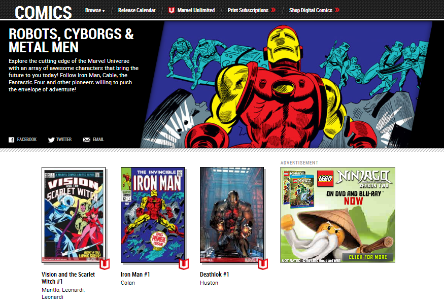 Marvel's Digital Library