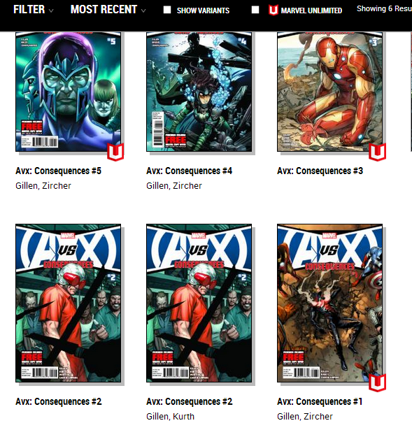 Unlimited Comics Selection