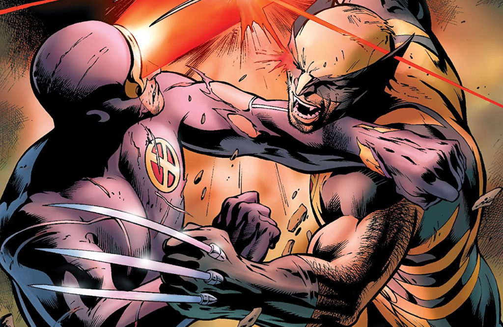 Wolverine vs Cyclops in the X-Men event schism