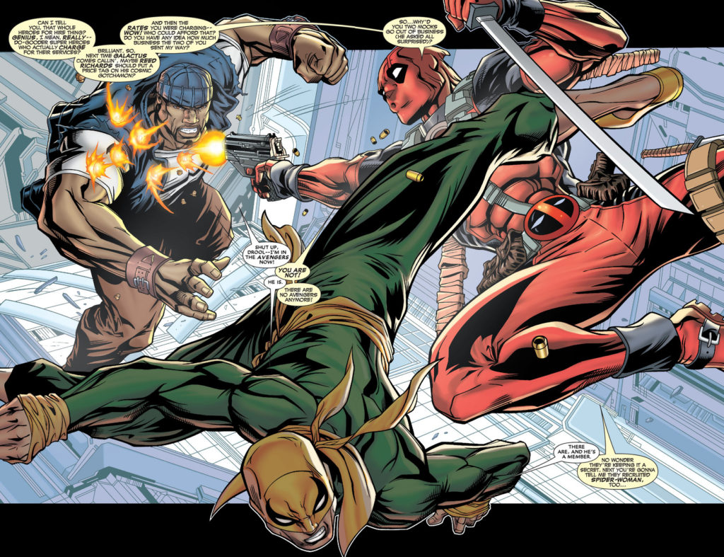 Deadpool versus Avengers