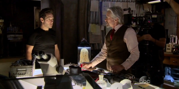 Scott Lang and Hank Pym talk ant man