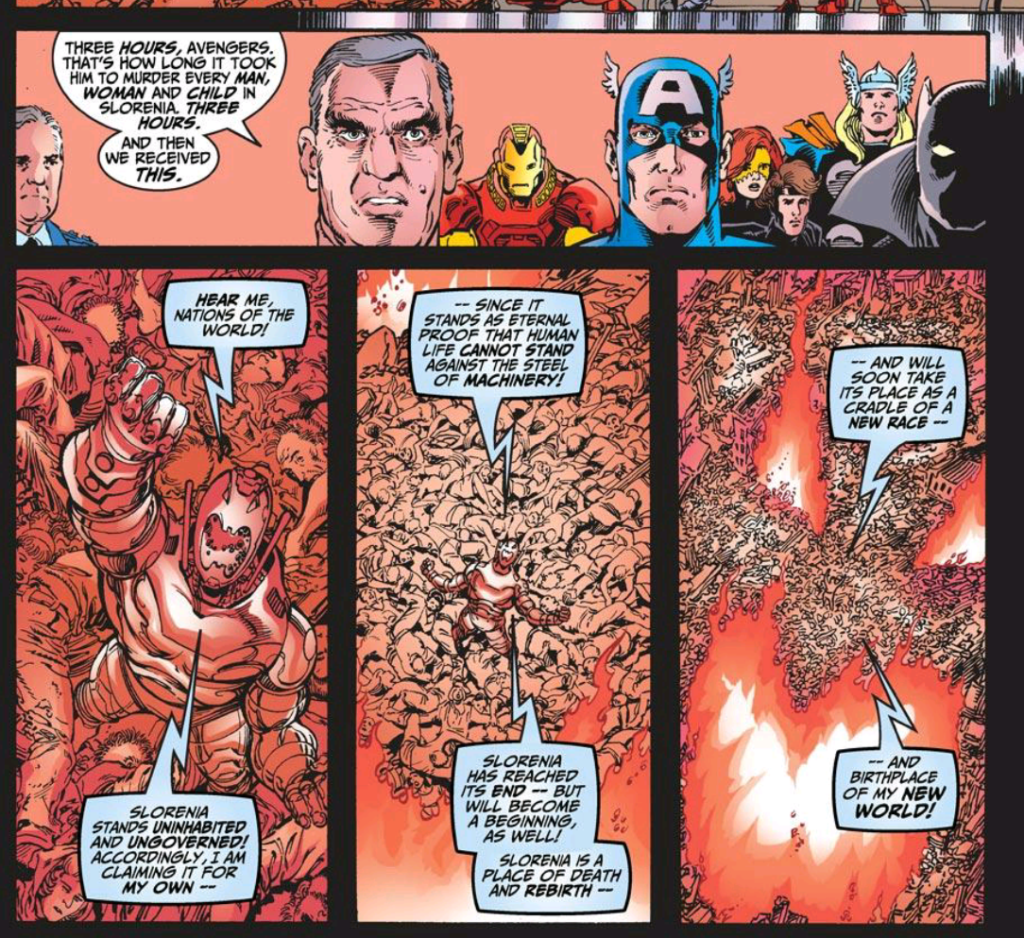 Ultron commits Slorenian genocide