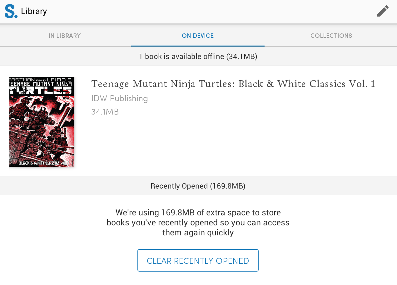 read comics offline with Scribd