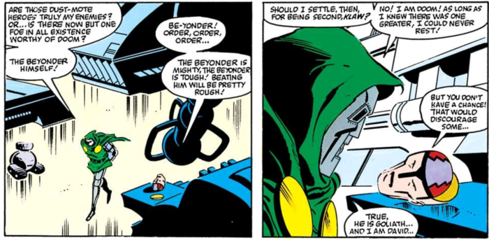 Doctor doom never settles for second