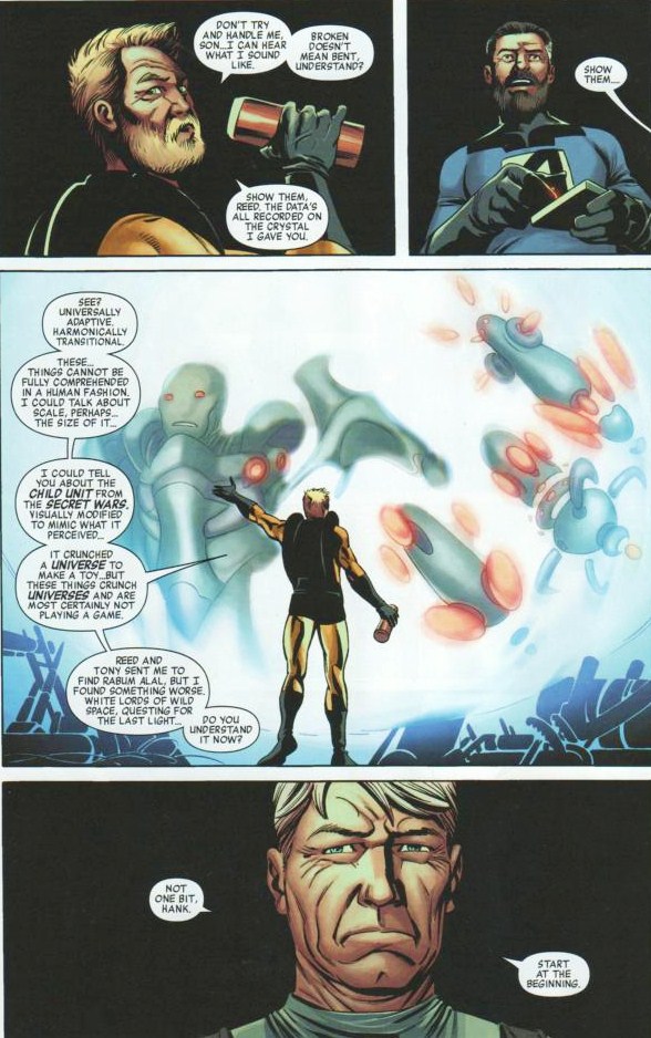 Must be ready to fight in a giant toy commercial- even the Multiversal adversaries require some out-of-the-package assembly...