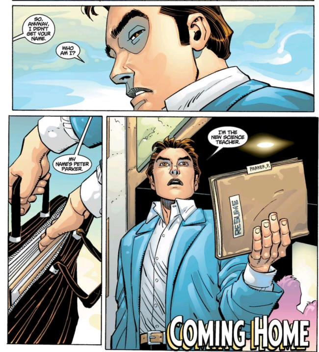 Peter Parker as Science Teacher