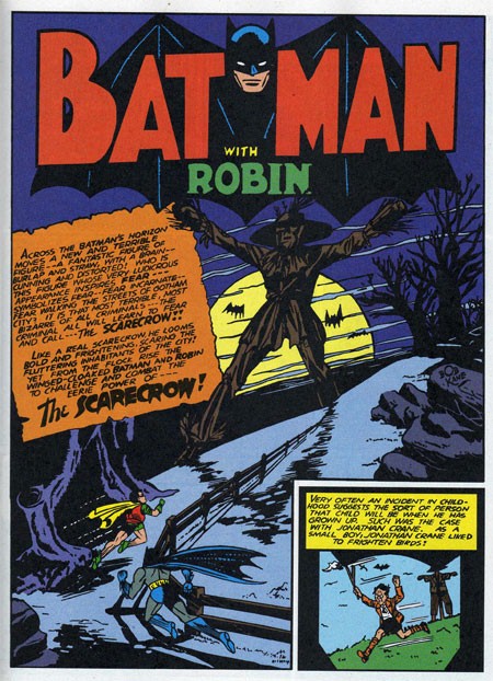Scarecrow first appearance in detective comics
