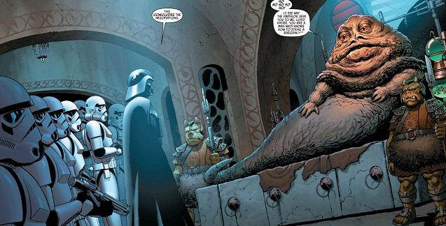 So impressed with Vader's acumen, Jabba bought all six of his sales books plus 10 tickets to his upcoming motivational seminar (in all fairness, Jabba will use six of the seats himself...)