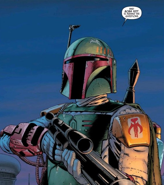Such as: "Why is Boba Fett referring to himself in the third person?"
