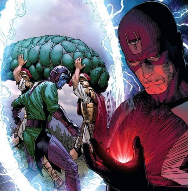 With the meeting adjourned, Kang is off for some mad-crazy LARPing...