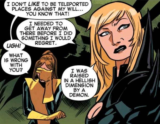 Subtext: "This is why we don't hang out anymore..."