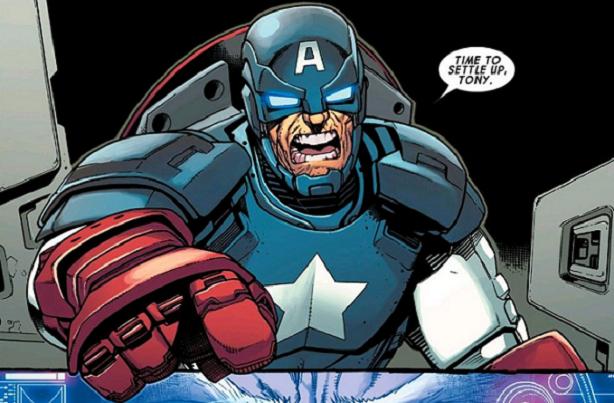 RoboCap (Avengers #44. Art by Kev Walker)