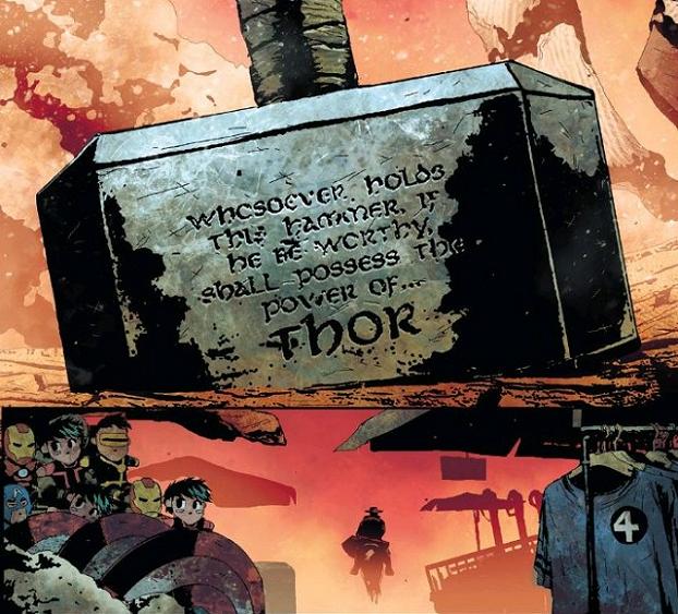 At least self-righting inscription enchantments and cross-franchise merchandising remain strong in the post-apocalypse...