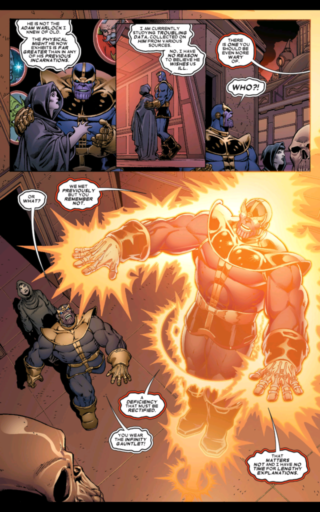 Thanos Annual #1 comes alive