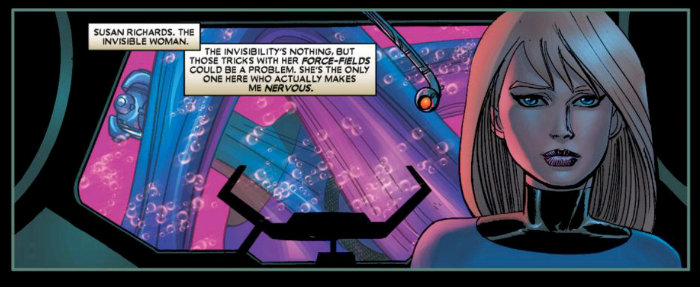 Wolverine is nervous about fighting Sue Richards