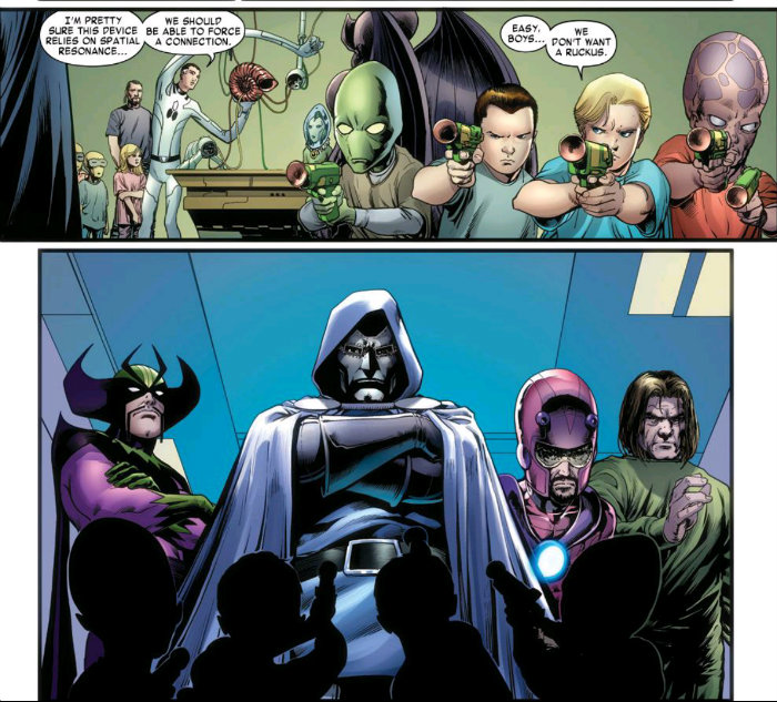 Doctor Doom, Mad Thinker, The Wizard in the Baxter Building