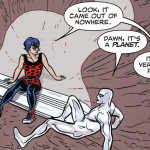 Silver Surfer and his companion Dawn