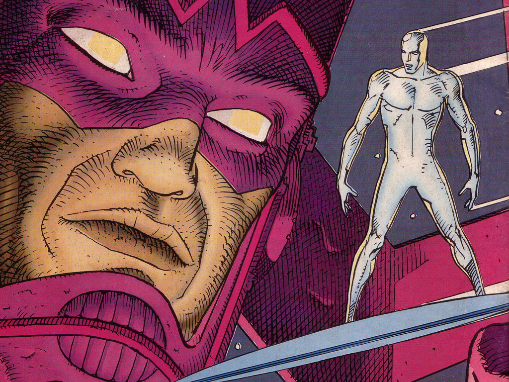 Beautiful Silver Surfer art