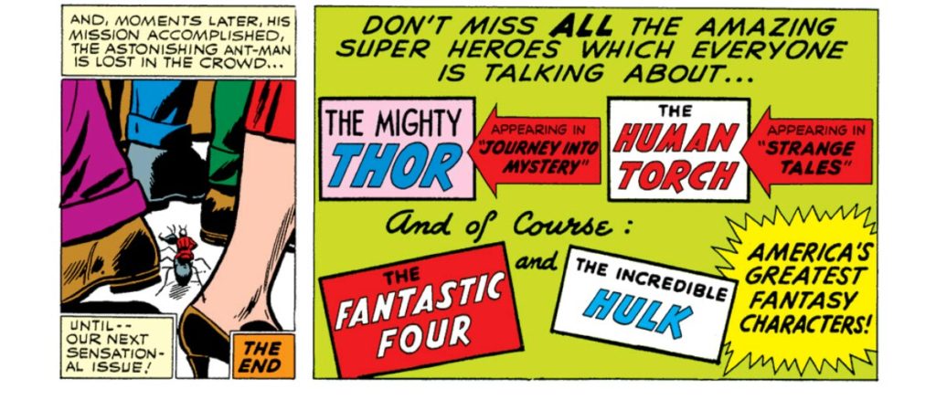 Very early Marvel Comics ad