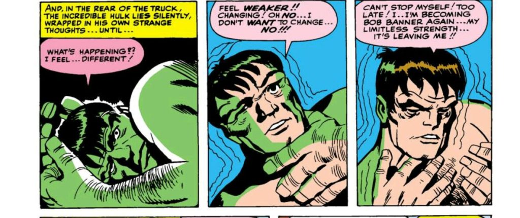 Bob Banner in the Hulk