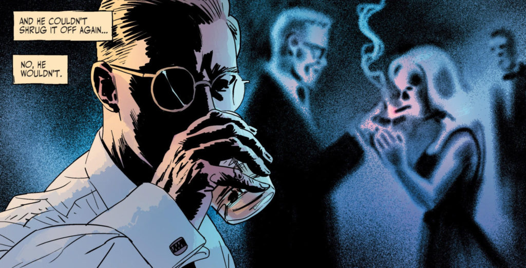 Comic book panel from The Fade Out