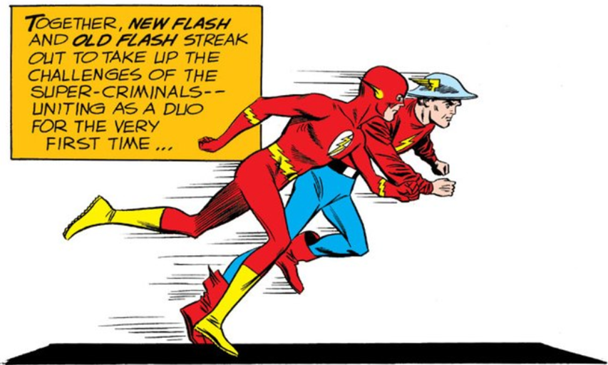 DC started the multiverse with their Silver Age Flash, Barry Allen