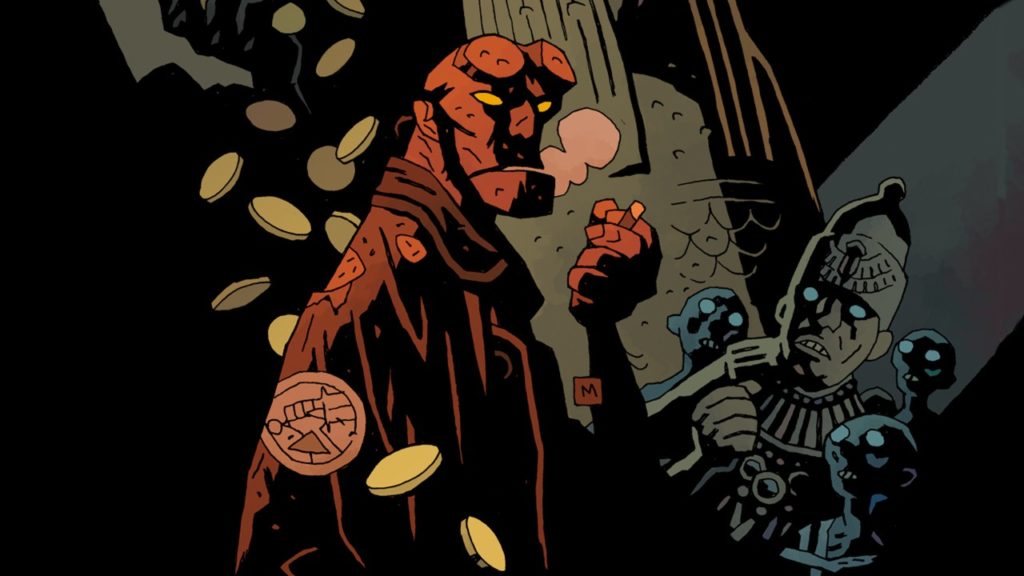 new comic book series hellboy in hell