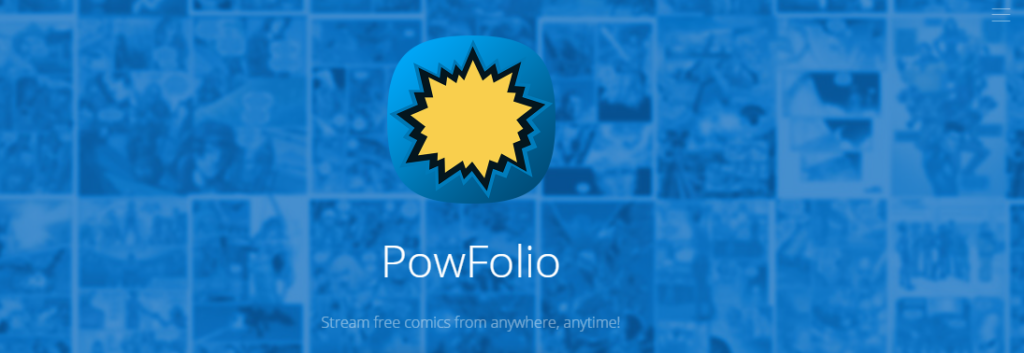 Powfolio digital comics app