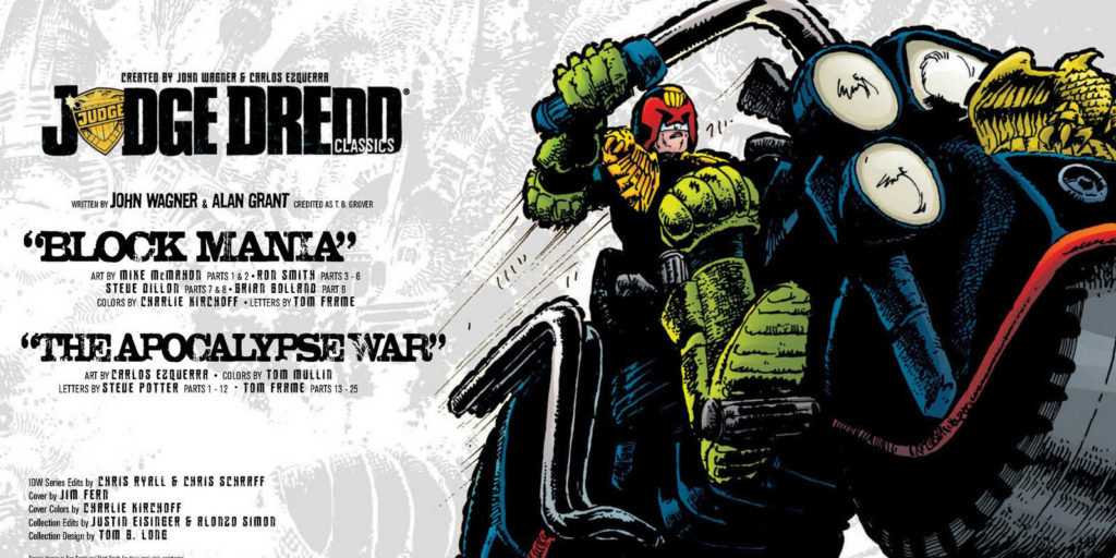 Judge Dredd in the Apocalypse War