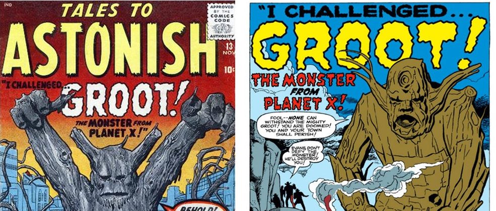 Groots first comic book appearance