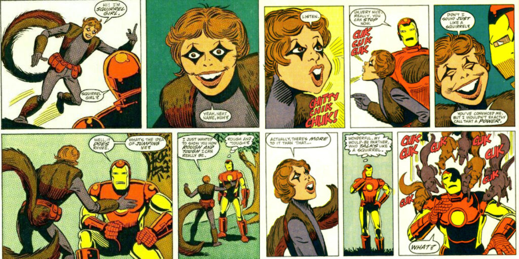 Squirrel Girl meets Iron Man