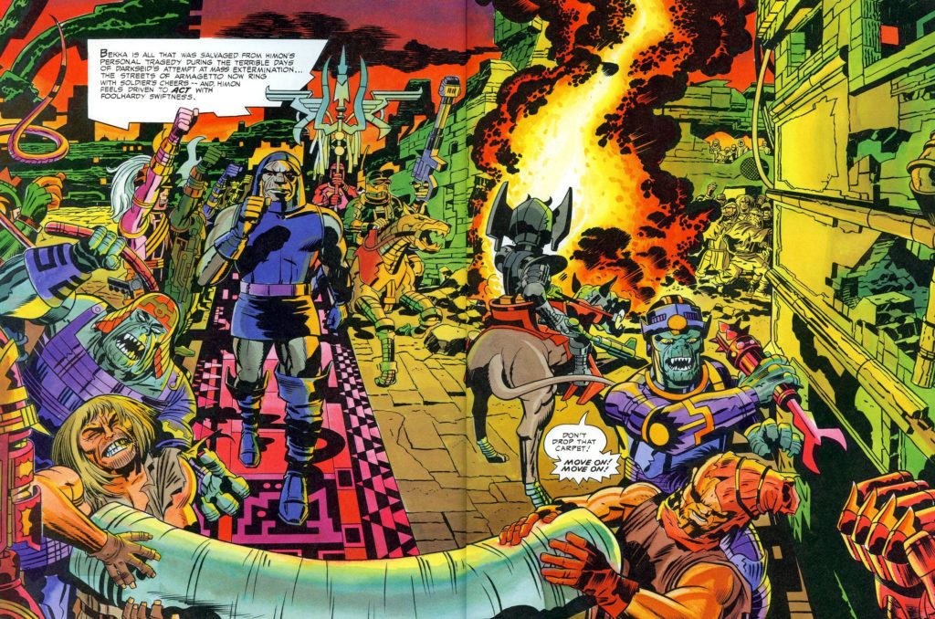 Darkseid and Apokolips by Jack Kirby