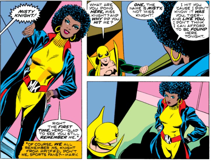 Misty Knight, wearer of epic belts