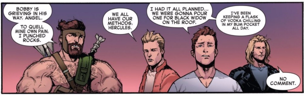 Iceman and the Champions in Marvel Legacy