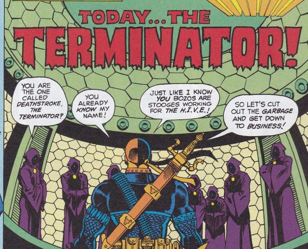 Deathstorke the Terminator's origins in New Teen Titans