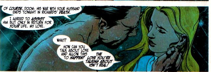 Namor putting the moves on Sue Richards