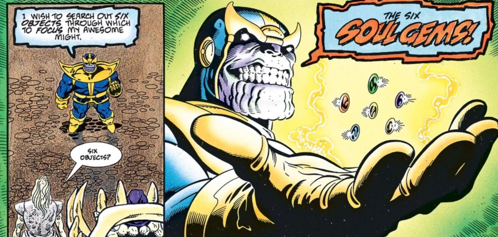 Thanos seeks the soul gems in Thanos Quest