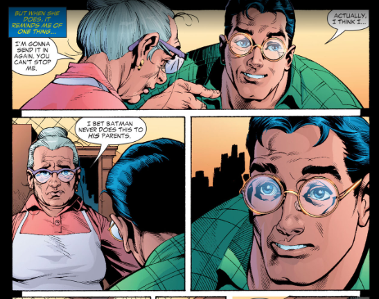 Mom Kent talks about Batman's parents with Superman