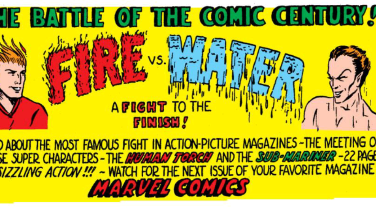 Resultado de imagem para timely comics human torch vs the sub-mariner