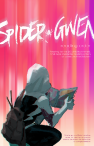 Spider-Gwen visual reading order