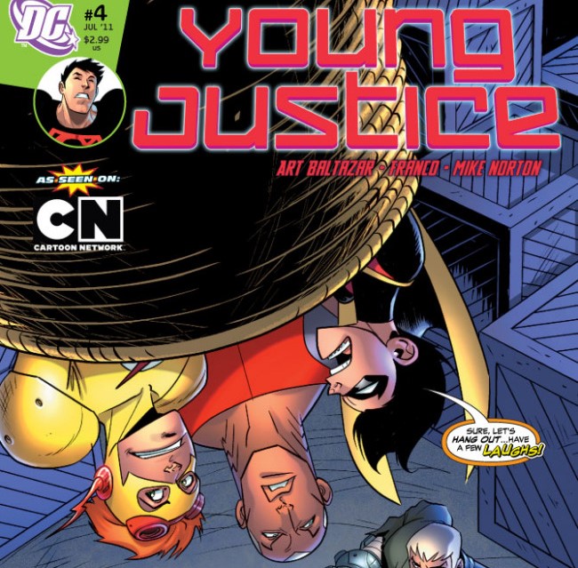 Young Justice comics like the Cartoon Network series