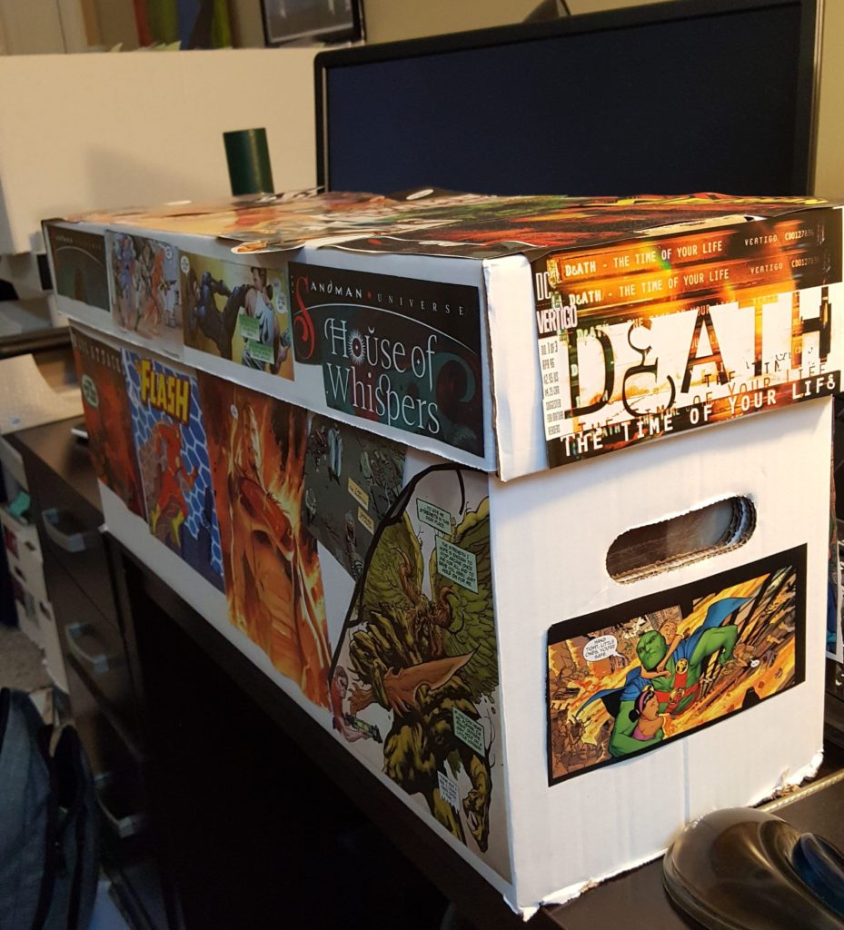 My comic collage decorated collection