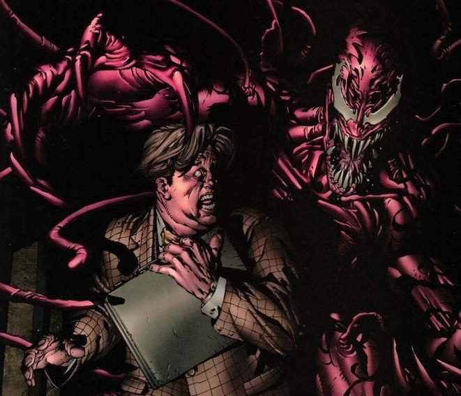 Carnage sneaks up on Foggy Nelson in New Avengers