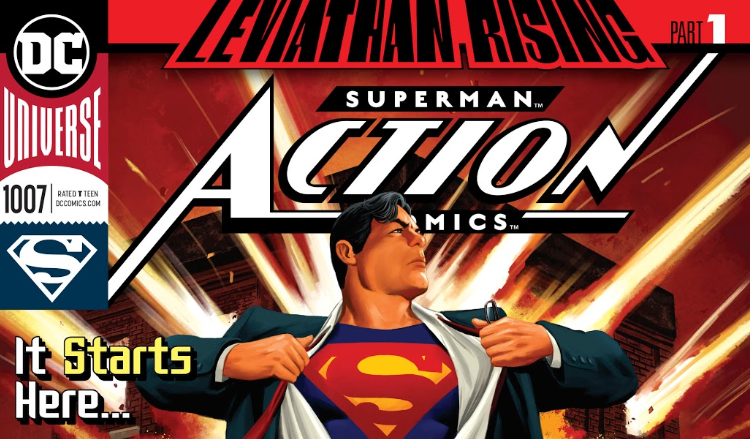 Superman takes on Leviathan in a series of spy games across Action Comics