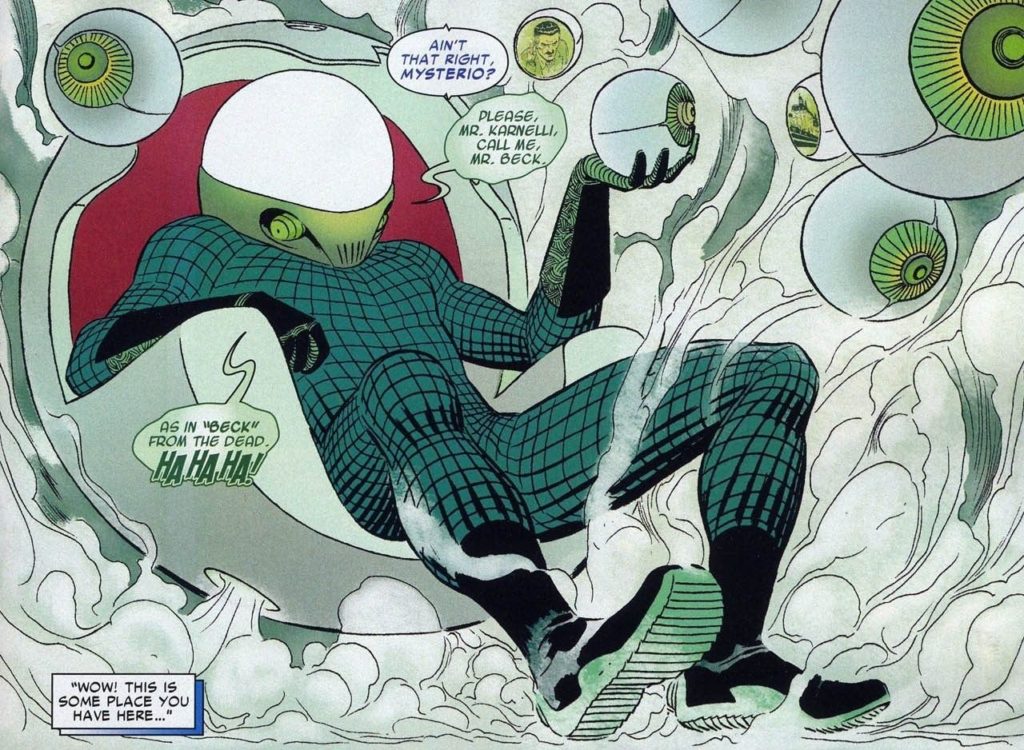 Mysterio in Spider-Man comics by artist Marcos Martin